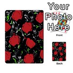 Red roses Multi-purpose Cards (Rectangle)  Back 1
