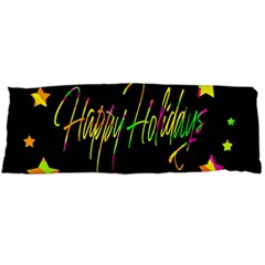 Happy Holidays 4 Body Pillow Case (dakimakura) by Valentinaart