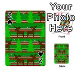 Christmas trees and reindeer pattern Playing Cards 54 Designs 