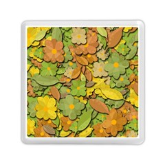 Autumn Flowers Memory Card Reader (square)  by Valentinaart