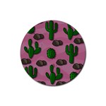 Cactuses 2 Rubber Coaster (Round) 