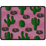 Cactuses 2 Fleece Blanket (Large) 