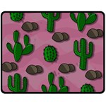 Cactuses 2 Fleece Blanket (Medium) 