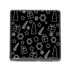 Simple Xmas Pattern Memory Card Reader (square) by Valentinaart
