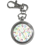 Simple Christmas pattern Key Chain Watches