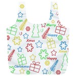 Simple Christmas pattern Full Print Recycle Bags (L) 