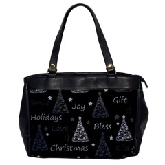 New Year Pattern - Gray Office Handbags