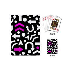 Right Direction - Magenta Playing Cards (mini) 