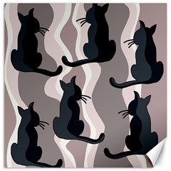 Elegant Cats Canvas 20  X 20   by Valentinaart