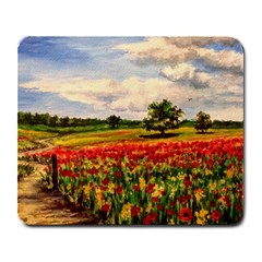 Poppies Large Mousepads by ArtByThree