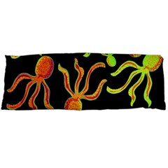 Octopuses Pattern 2 Body Pillow Case (dakimakura) by Valentinaart