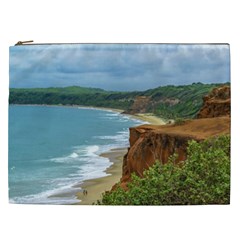 Aerial Seascape Scene Pipa Brazil Cosmetic Bag (xxl)  by dflcprints