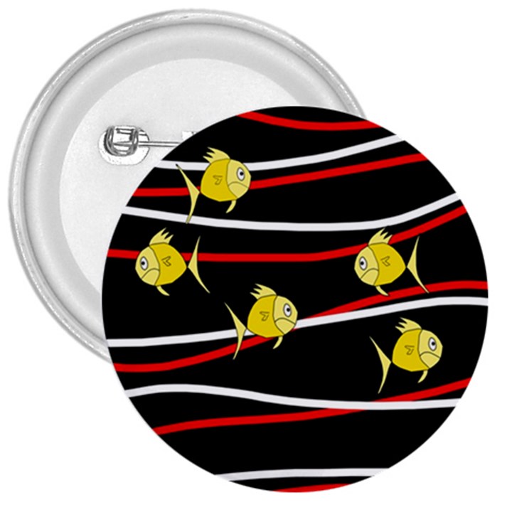 Five yellow fish 3  Buttons