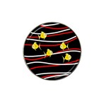 Five yellow fish Hat Clip Ball Marker