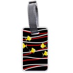 Five yellow fish Luggage Tags (One Side) 