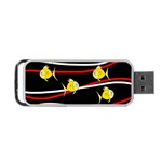 Five yellow fish Portable USB Flash (One Side)