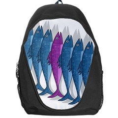 Mackerel Miltary Backpack Bag by Valentinaart