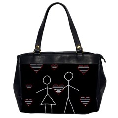 Couple In Love Office Handbags by Valentinaart