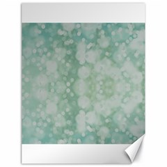 Light Circles, Mint Green Color Canvas 18  X 24   by picsaspassion