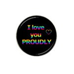 I love you proudly Hat Clip Ball Marker (10 pack)