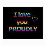 I love you proudly Small Glasses Cloth