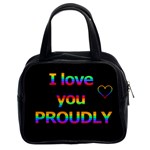 I love you proudly Classic Handbags (2 Sides)