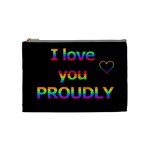 I love you proudly Cosmetic Bag (Medium) 