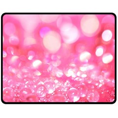 Pink Diamond  Fleece Blanket (medium)  by Brittlevirginclothing