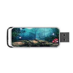 Mysterious Fantasy Nature  Portable Usb Flash (two Sides) by Brittlevirginclothing