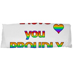 I Love You Proudly 2 Body Pillow Case Dakimakura (two Sides) by Valentinaart