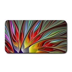 Fractal Bird Of Paradise Medium Bar Mat by WolfepawFractals