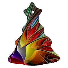 Fractal Bird Of Paradise Ornament (christmas Tree)  by WolfepawFractals