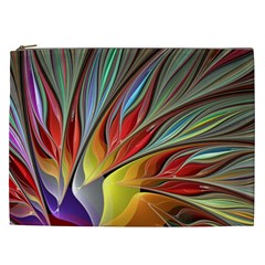 Fractal Bird Of Paradise Cosmetic Bag (xxl) by WolfepawFractals