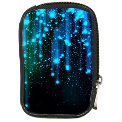 Abstract Stars Falling  Compact Camera Cases by Brittlevirginclothing