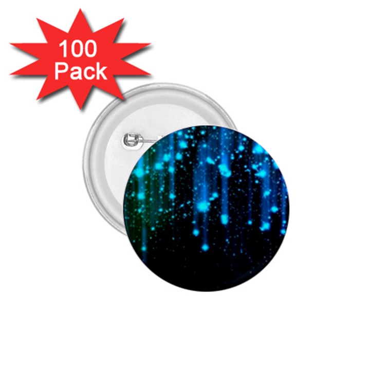 Abstract Stars Falling 1.75  Buttons (100 pack) 