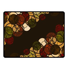 Autumn Bubbles Fleece Blanket (small) by Valentinaart