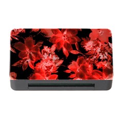 Red Flower  Memory Card Reader With Cf by Brittlevirginclothing