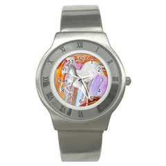 Pegasus Stainless Steel Watch by icarusismartdesigns
