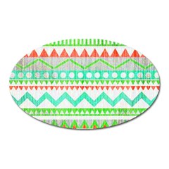 Cute Bohemian  Oval Magnet by Brittlevirginclothing