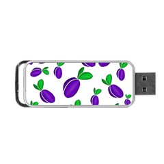 Decorative Plums Pattern Portable Usb Flash (two Sides) by Valentinaart