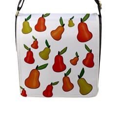 Decorative Pears Pattern Flap Messenger Bag (l)  by Valentinaart
