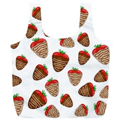 Chocolate Strawberries  Full Print Recycle Bags (l)  by Valentinaart