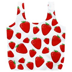 Decorative Strawberries Pattern Full Print Recycle Bags (l)  by Valentinaart
