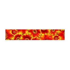 Gerbera Flowers Blossom Bloom Flano Scarf (mini) by Amaryn4rt