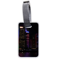 Hong Kong China Asia Skyscraper Luggage Tags (two Sides) by Amaryn4rt