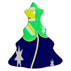 Irish Australian Australia Ireland Shamrock Funny St Patrick Flag Ornament (christmas Tree) by yoursparklingshop
