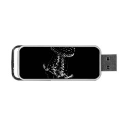 Jellyfish Underwater Sea Nature Portable Usb Flash (one Side) by Amaryn4rt
