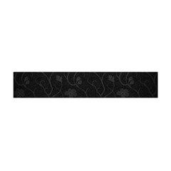 Dark Silvered Flower Flano Scarf (mini)