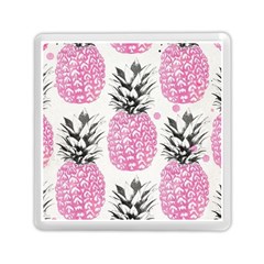 Pink Pineapple Memory Card Reader (square)  by Brittlevirginclothing