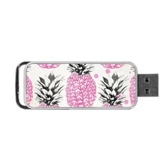 Pink Pineapple Portable Usb Flash (one Side) by Brittlevirginclothing